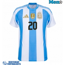 Argentina Alexis Mac Allister #20 Replica Home Shirt Copa America 2024 Short Sleeve